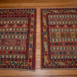RahRah flat weave carpet, 0.95 x 0.65. $550.00. - Image 4