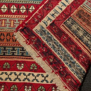 Carpet runners and rugs.#42, Turkish Rahrah, Soumak. 3.0x0.80m - Image 3